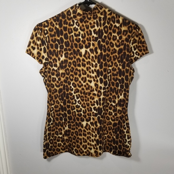 Express Short Sleeve rib Turtleneck size M - Picture 2 of 4